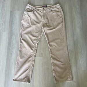 VTG Vineyard Vines Mens 36X30 Tan Corduroy Pants Straight Leg 5 Pocket Chino